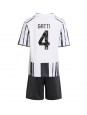 Billige Juventus Federico Gatti #4 Hjemmedraktsett Barn 2025-26 Kortermet (+ Korte bukser)